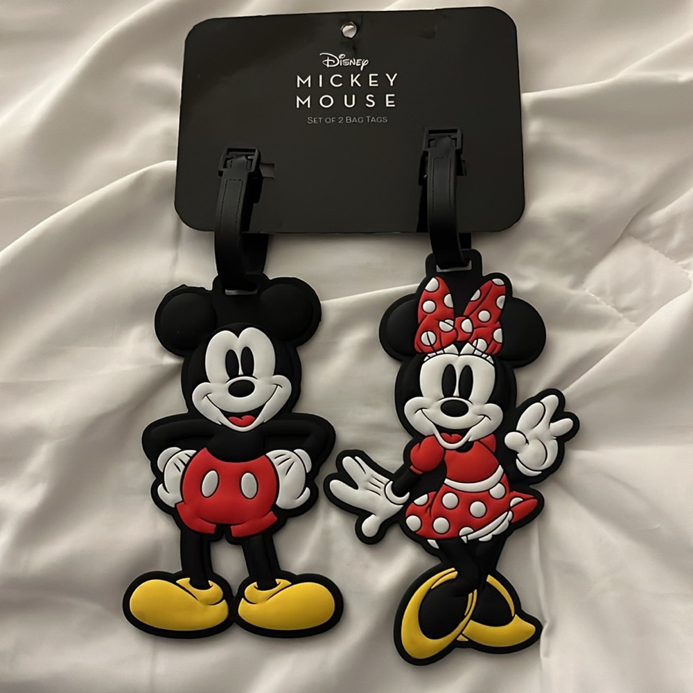 New MICKEY & Minnie Luggage Tags